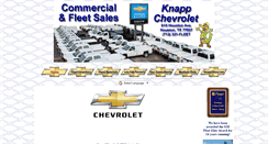 Desktop Screenshot of knappchevyfleet.com