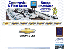 Tablet Screenshot of knappchevyfleet.com